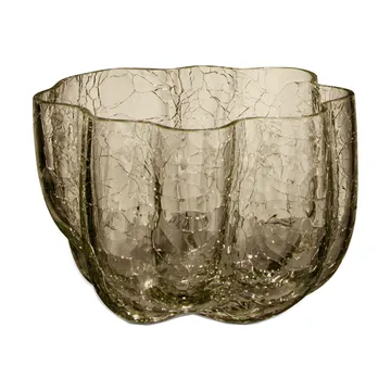 Crackle fyrfadsstage 5,8 cm - Taupe - Kosta Boda