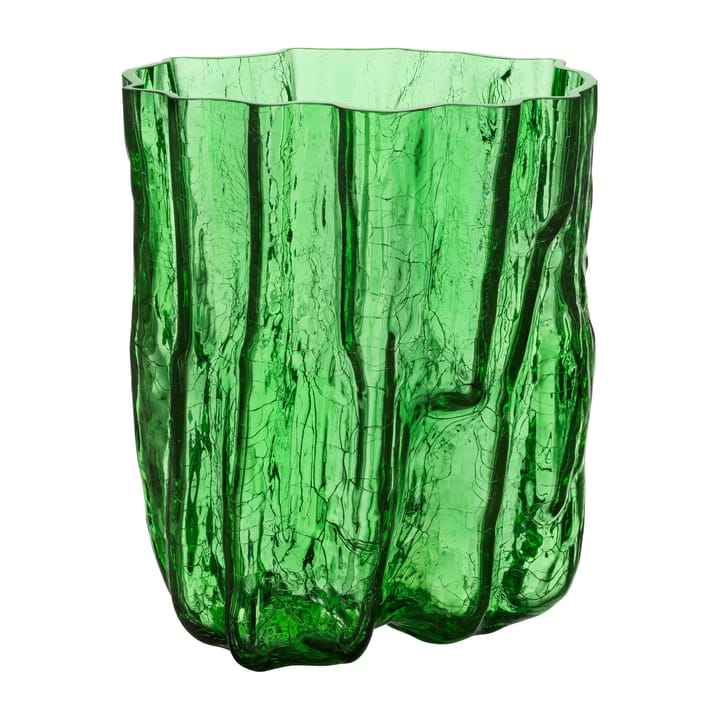 Crackle vase 270 mm, Grøn Kosta Boda