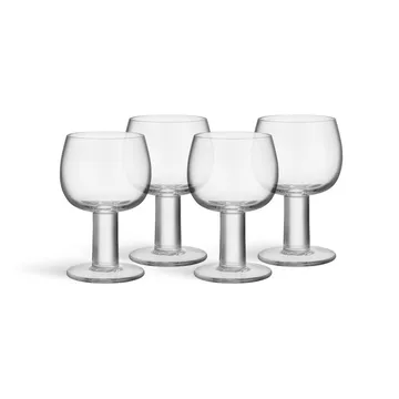 Fars glas - Klar, 4-pak - Kosta Boda