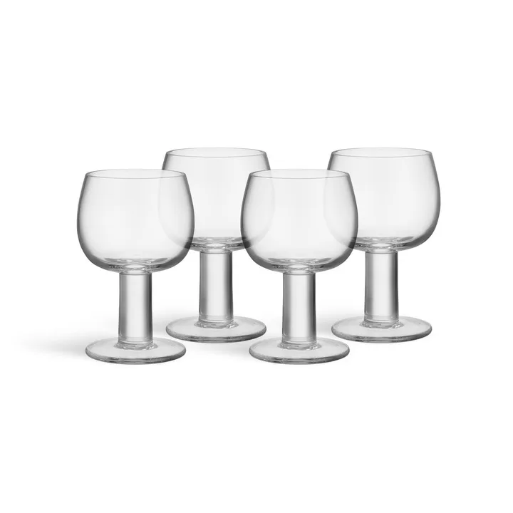 Fars glas - Klar, 4-pak - Kosta Boda