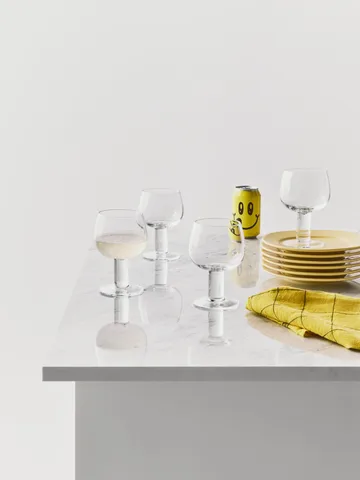 Fars glas - Klar, 4-pak - Kosta Boda