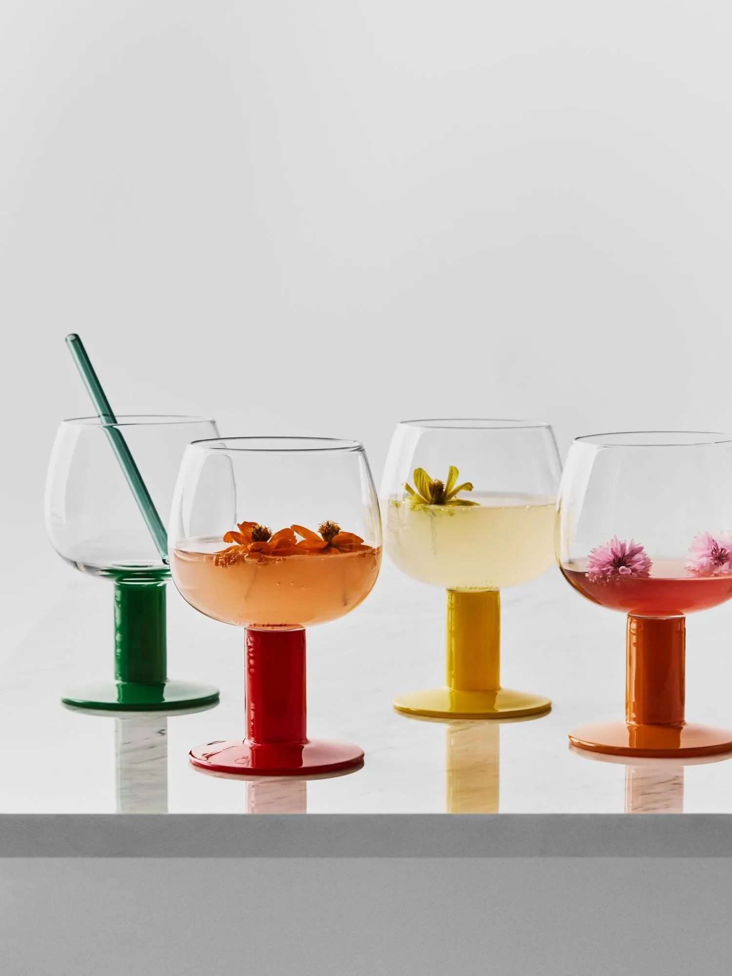 Fars glas, Mixede farver, 40 cl, 4-pak Kosta Boda