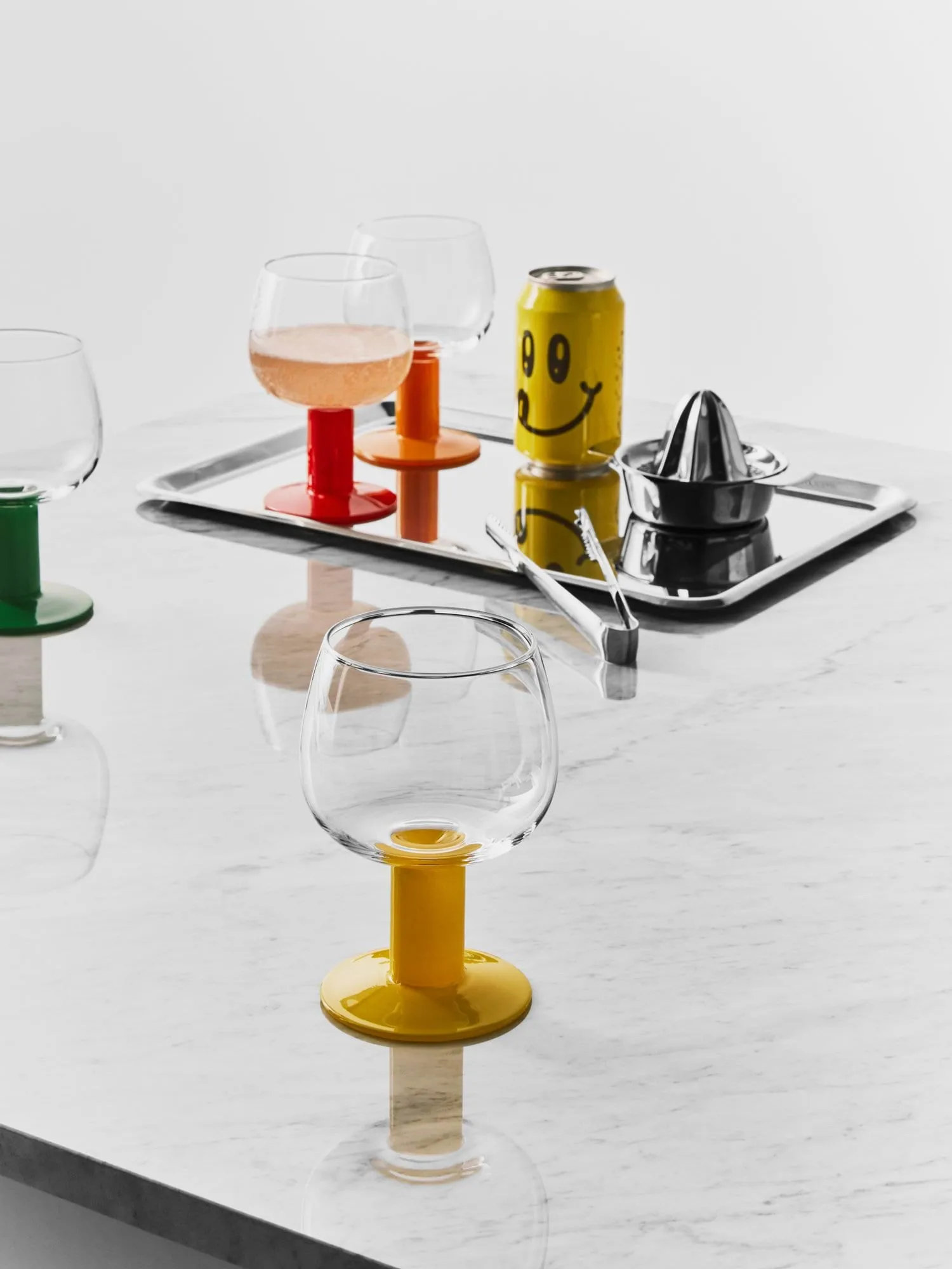 Fars glas, Mixede farver, 40 cl, 4-pak Kosta Boda