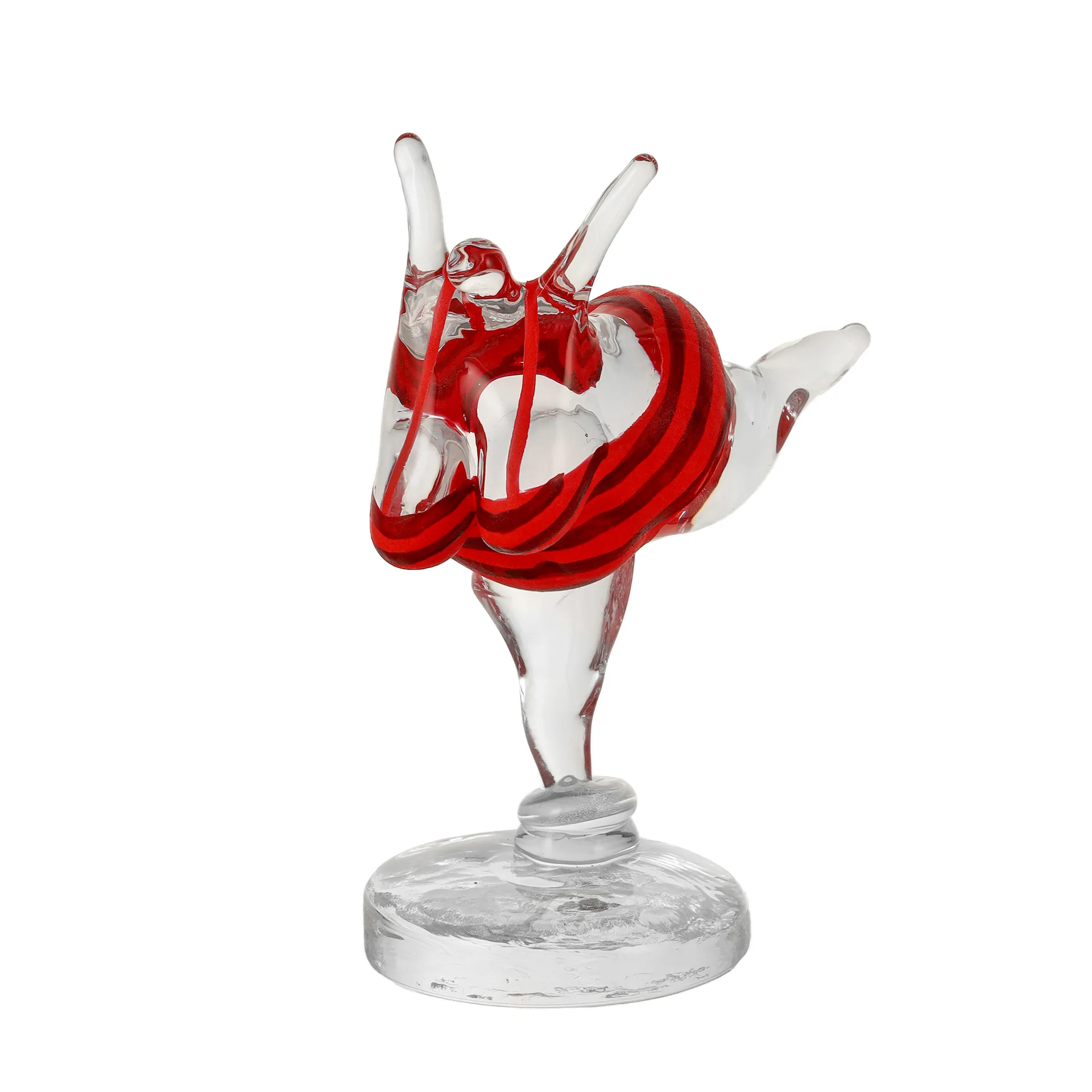 KE Badlycka glasskulptur, Rød Kosta Boda