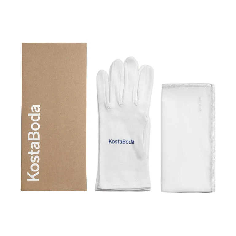 Kosta Boda glass care set box, Hvid, medium Kosta Boda