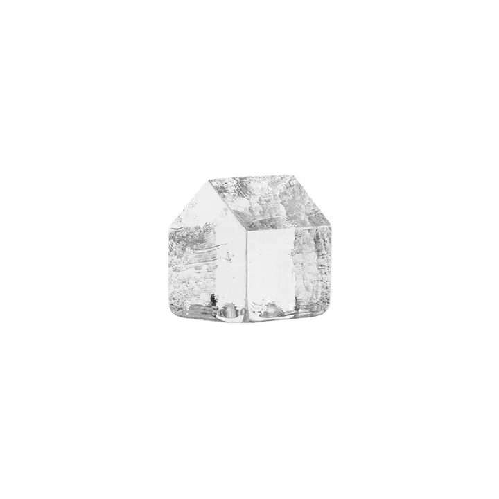 Kosta hus - Gennemsigtig, 7,5 cm - Kosta Boda
