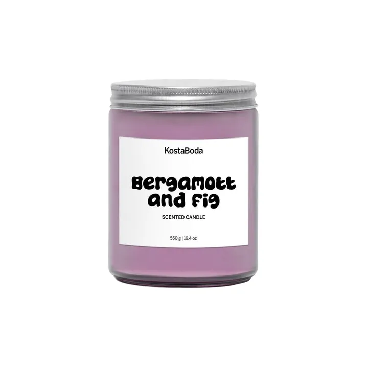 Mind duftlys - Bergamott & Fig, 550 g - Kosta Boda