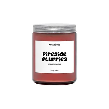 Mind duftlys - Fireside flurries, 550 g - Kosta Boda