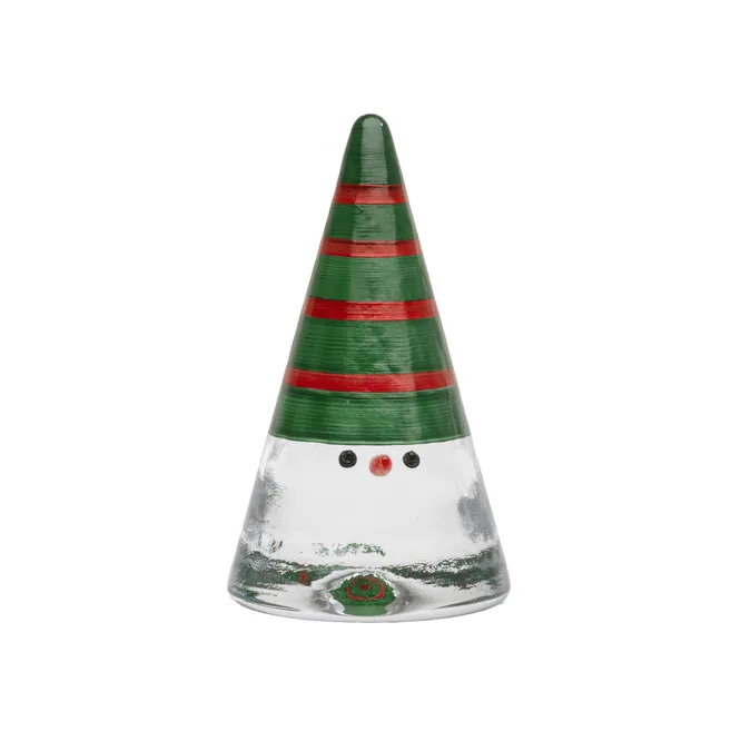 Kosta Boda Noel nisse Grøn, 15 cm