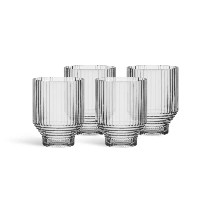 Pavilion lowballglas - Klar, 30 cl, 4-pak - Kosta Boda