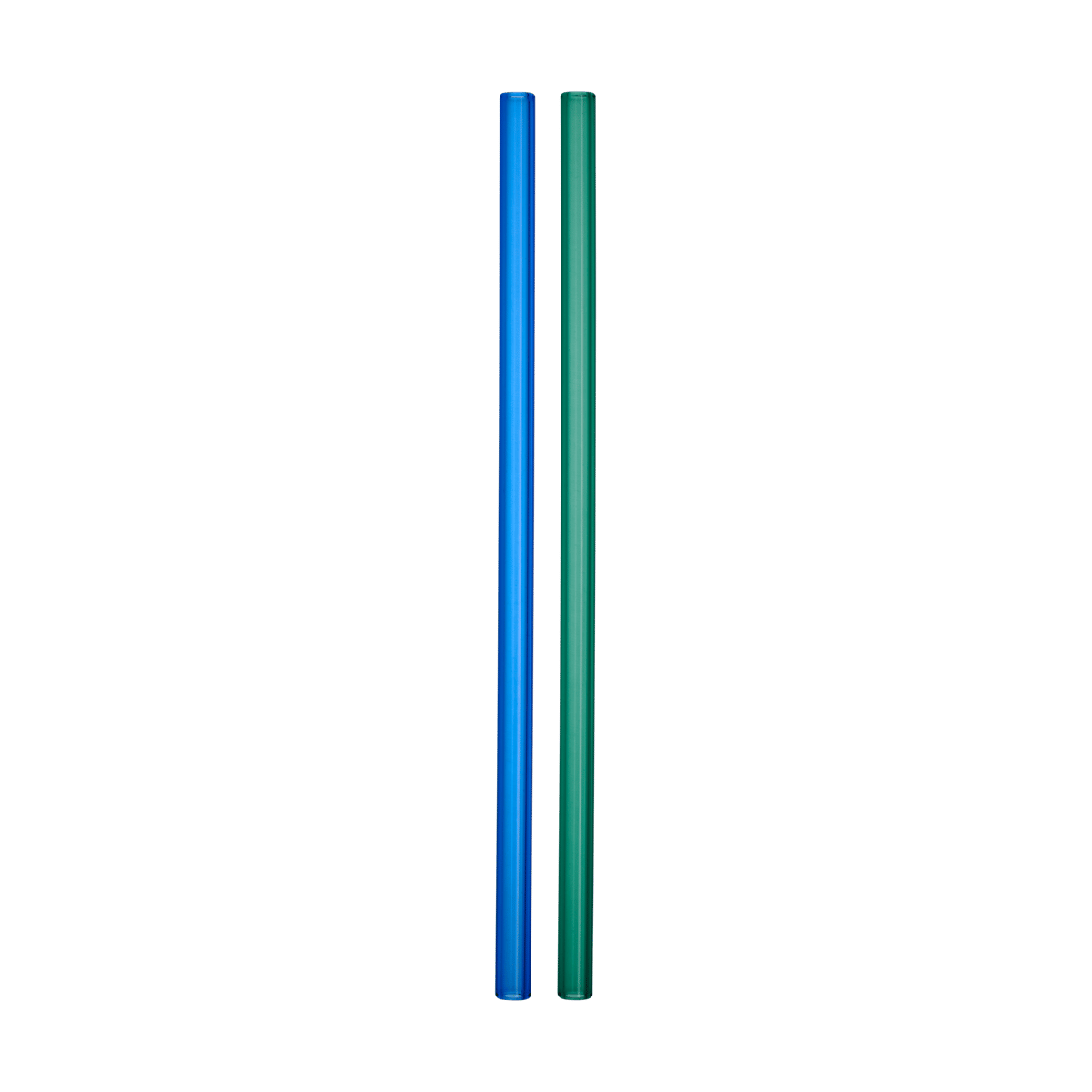Kosta Boda Sipsavor sugerør 200 mm 2-pak Blå-grøn