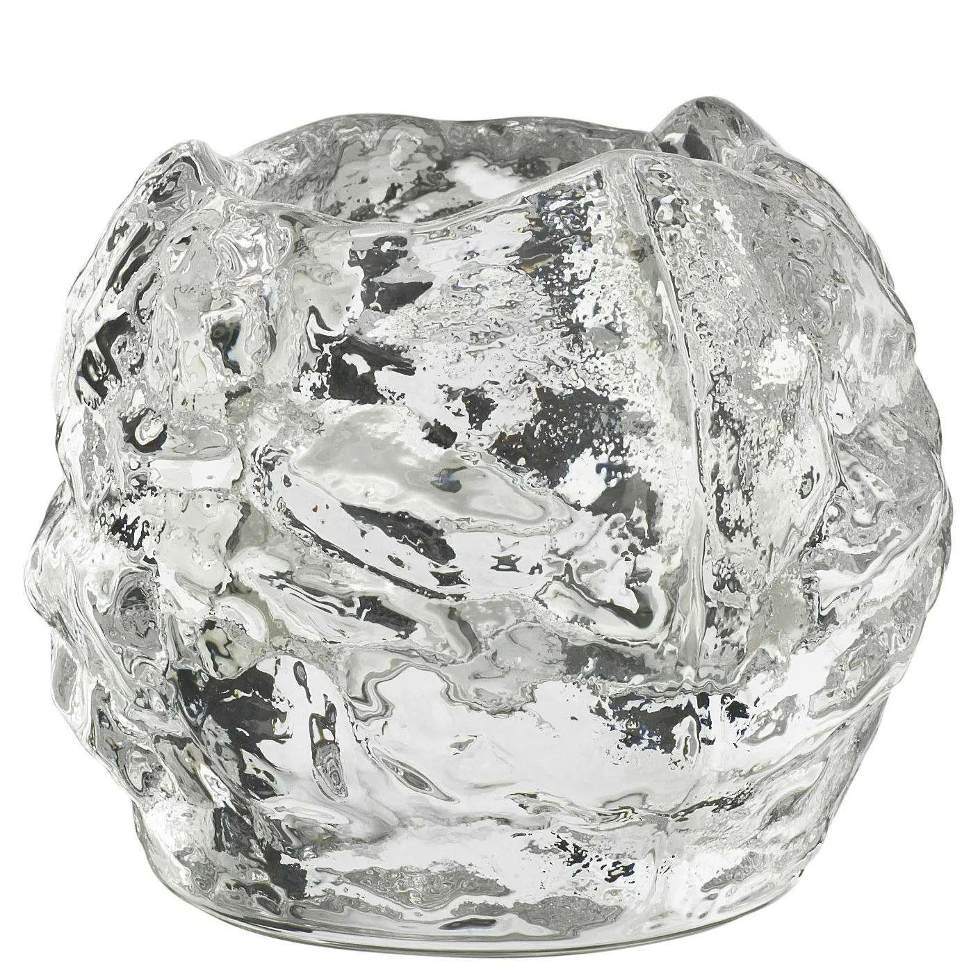Kosta Boda Snowball lysestage Lille, H6 cm