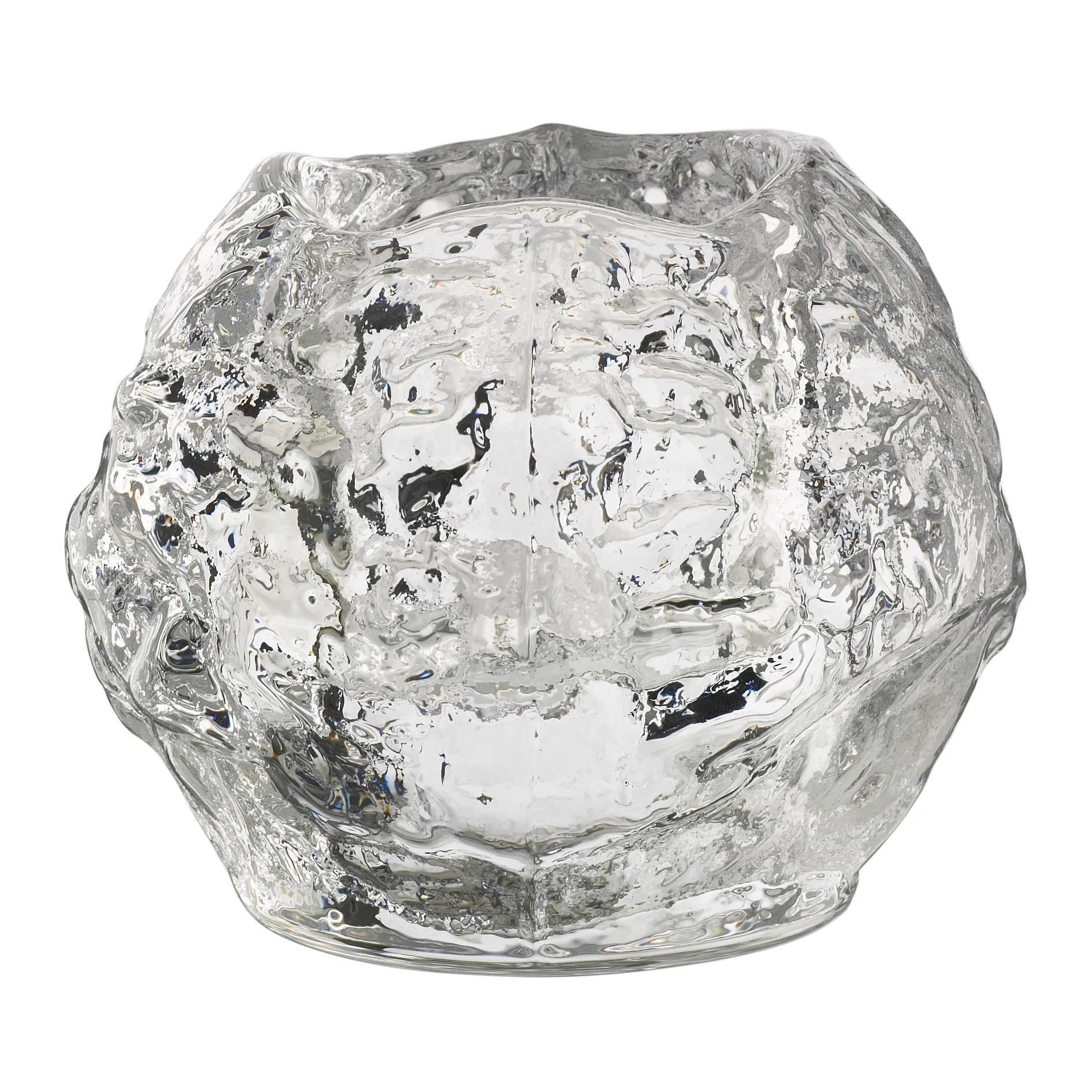 Kosta Boda Snowball lysestage Mellem, H7 cm