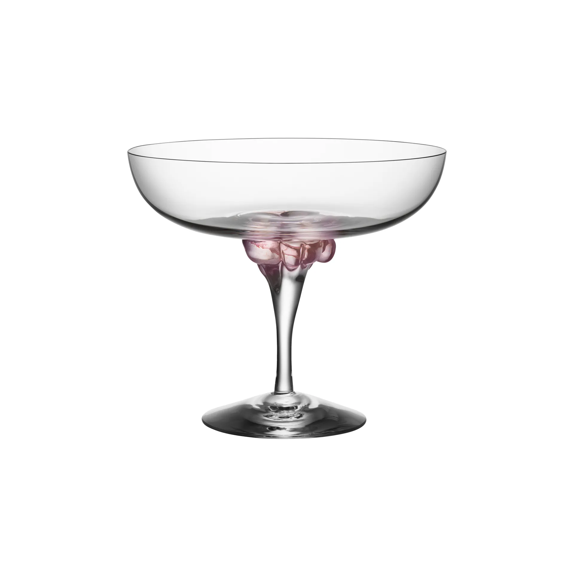 Sugar Dandy coupeglas 32 cl, Lyserød Kosta Boda