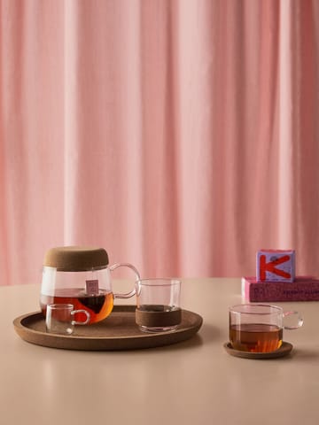 Viva espressokop med underkop 8 cl 2-pak - Klar - Kosta Boda