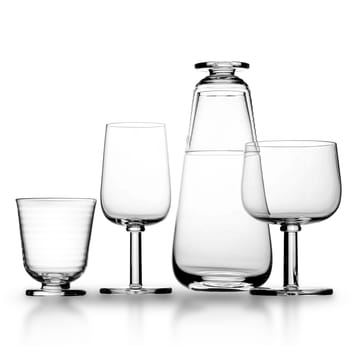 Viva glas på fod 20 cl 2-pak - Klar - Kosta Boda