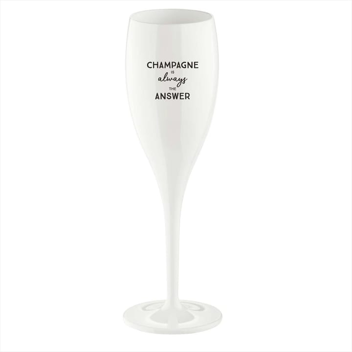 Cheers champagneglas 10 cl 6-pak - Champagne Is The Answer - Koziol