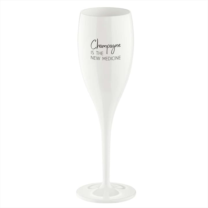 Cheers champagneglas 10 cl 6-pak - Champagne the new medicine - Koziol