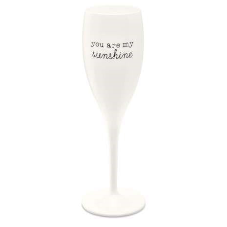 Cheers champagneglas 10 cl 6-pak - You are my sunshine - Koziol