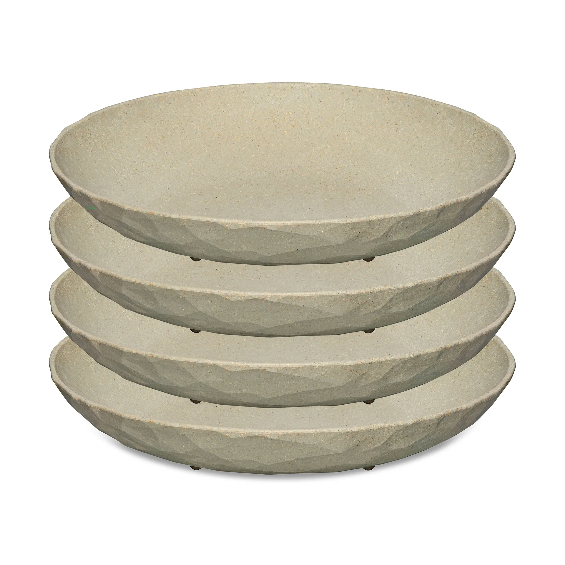 Club dyb tallerken Ø22 cm 4-pak, Nature desert sand Koziol