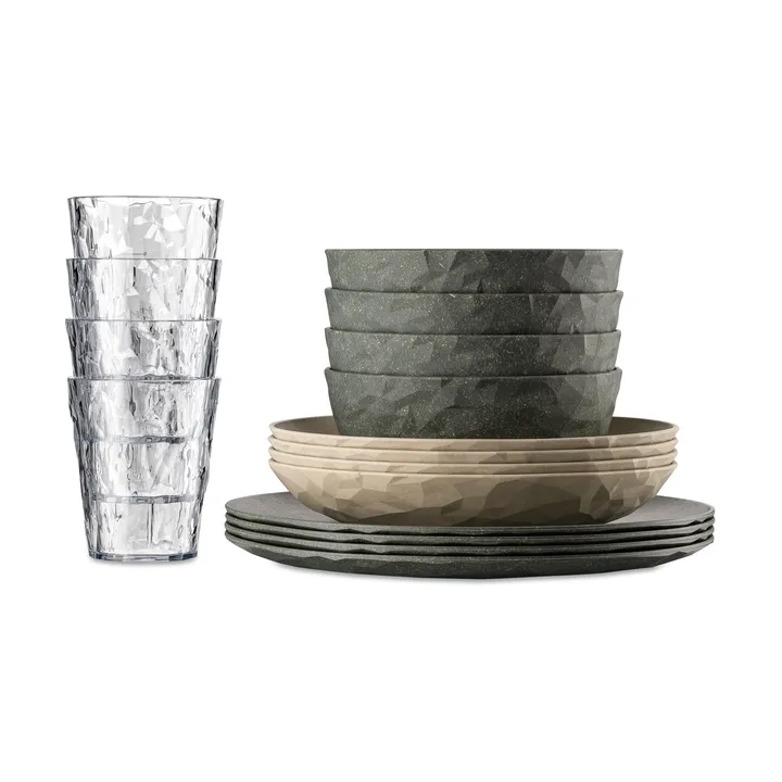 Club Göteborg servis 16 dele biocirk termoplast - Multi - Koziol