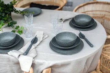 Club skål Ø16,2 cm 4-pak biocirkulær termoplast - Nature ask grey - Koziol