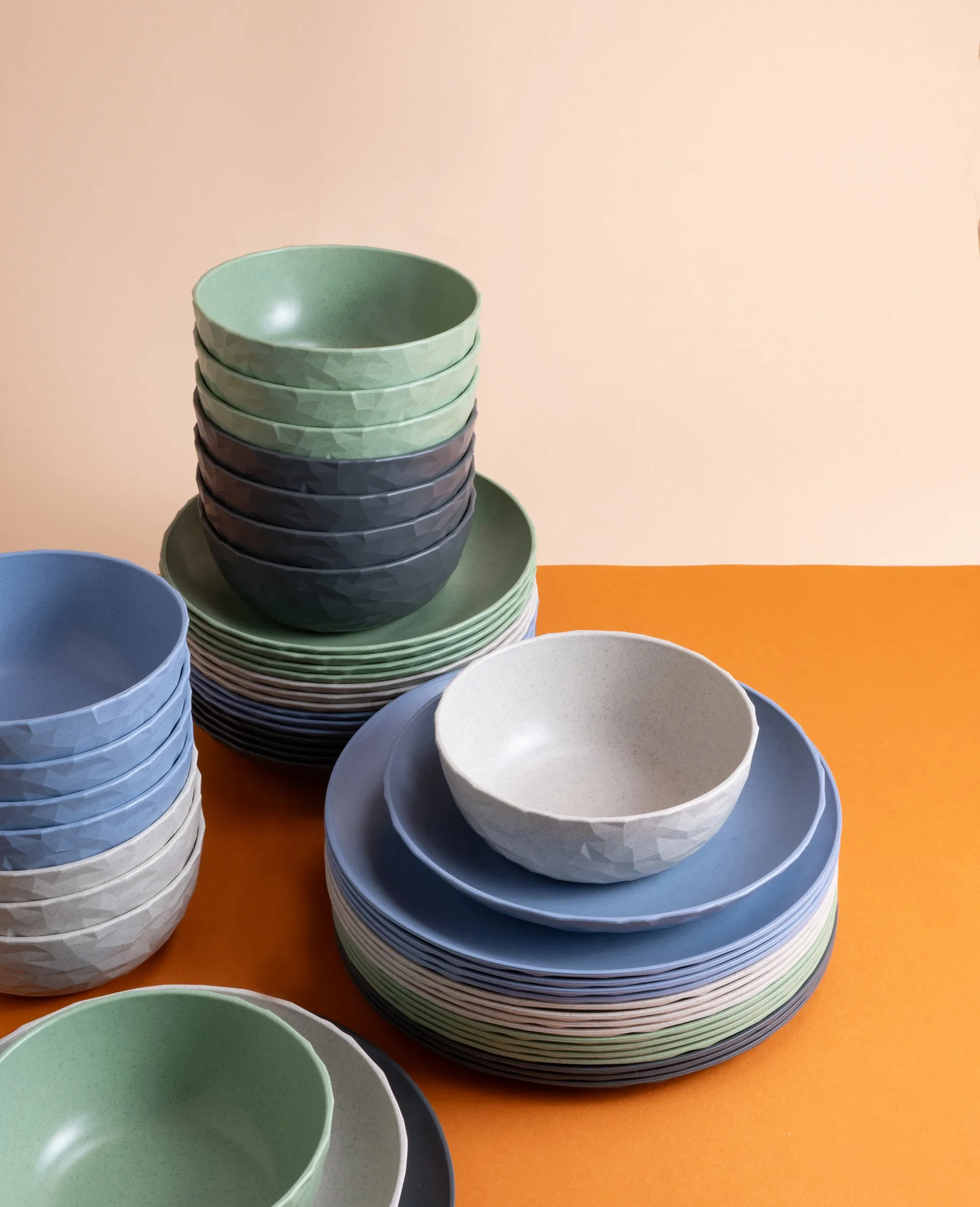 Club skål Ø16,2 cm 4-pak biocirkulær termoplast, Nature ask grey Koziol