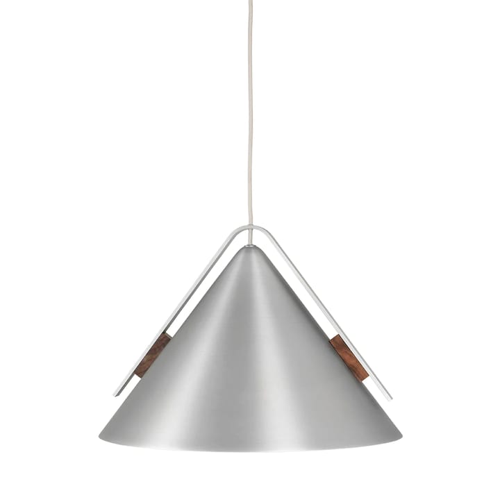 Cone pendel L - Aluminium-valnød - Kristina Dam Studio