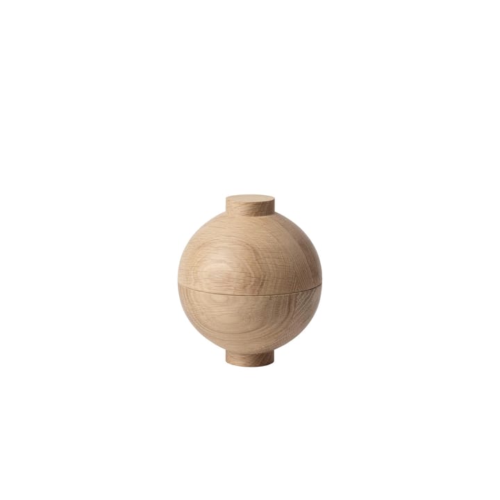 Wooden Sphere skål Ø12x15 cm - Eg - Kristina Dam Studio