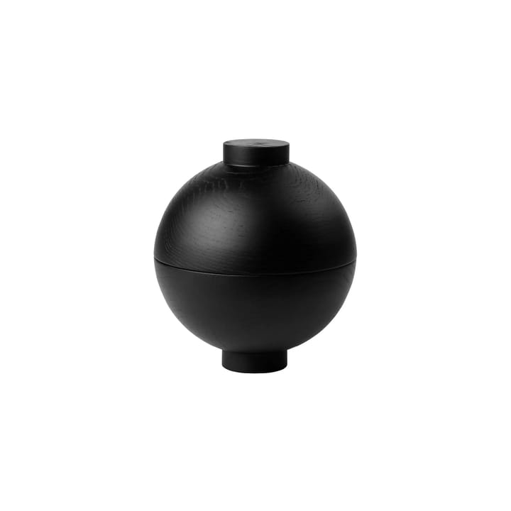 Wooden Sphere skål XL Ø16x18 cm, Sort Kristina Dam Studio