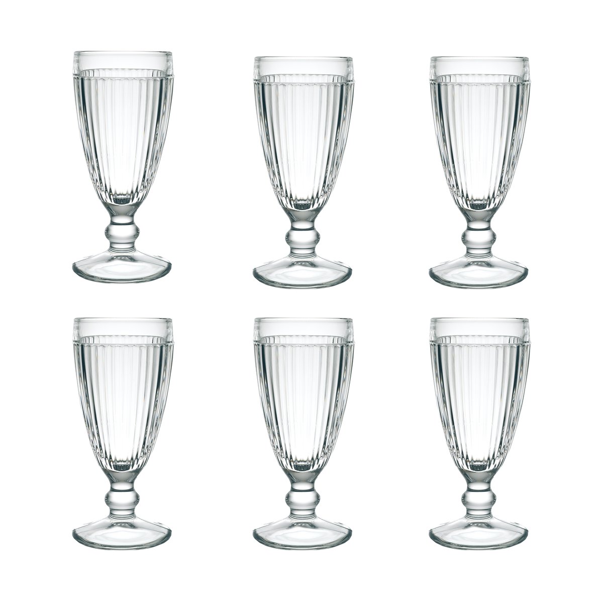 La Rochère Antillaise glas/dessertglas 29 cl 6-pak Klar