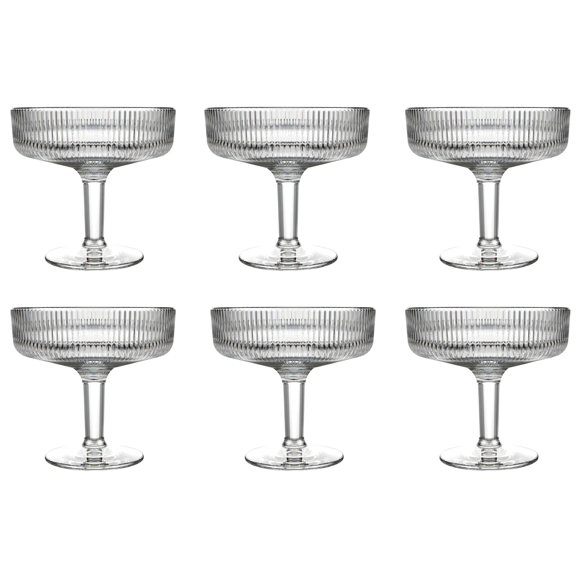 Coupe Alice dessertskål 33 cl 6-pak, Transparent La Rochère