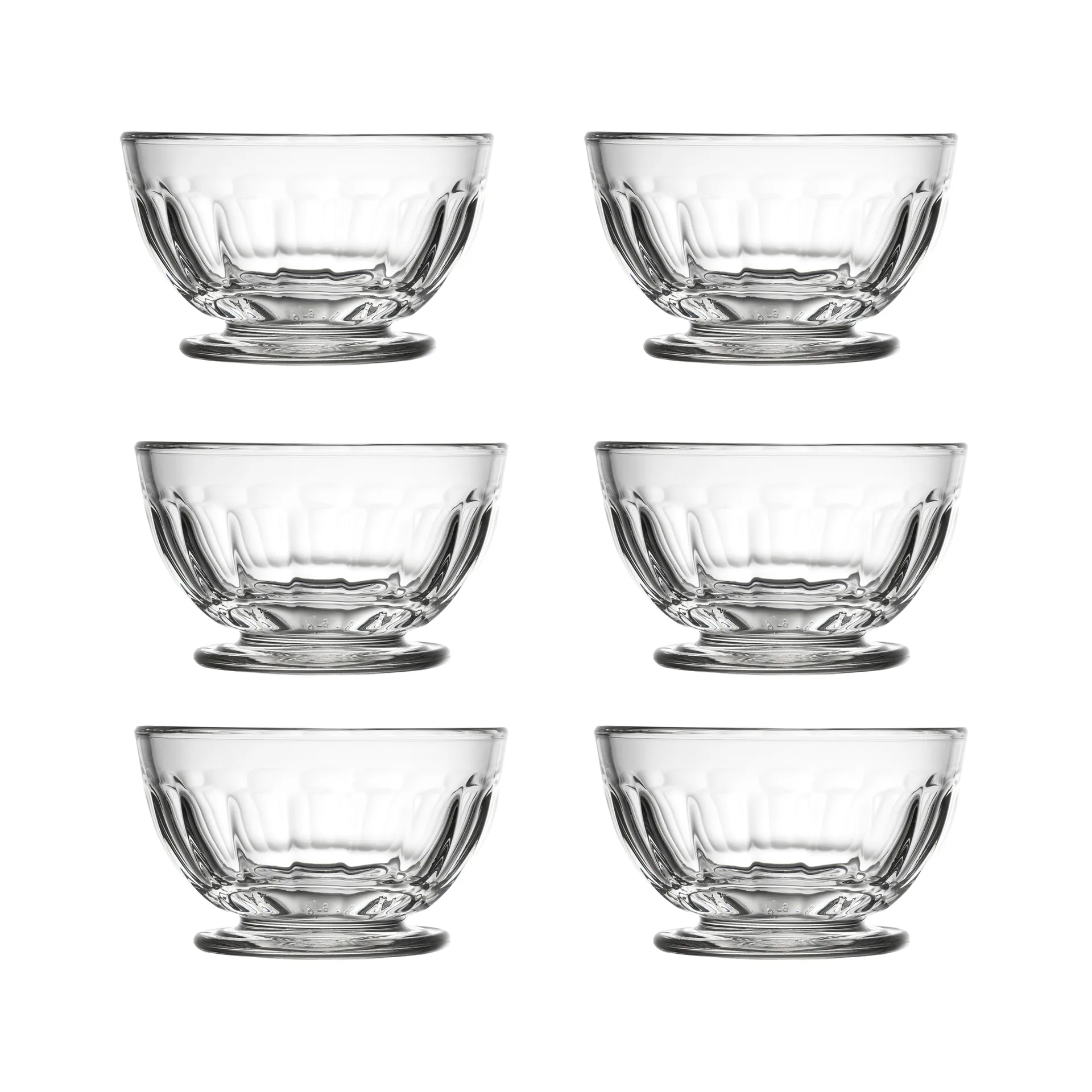 Perigord dessertskål lille 15 cl 6-pak, Transparent La Rochère
