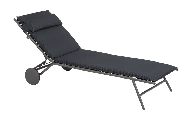 Miami II BeComfort solseng - Dark grey (grå) - Lafuma
