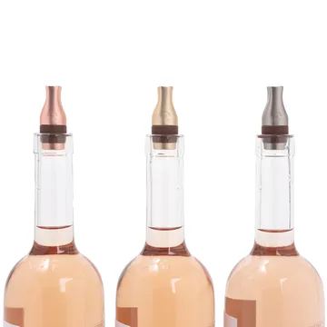 L’Atelier du Vin Le Trio flaskepropper - Rose, sølv og guld (mat) - L'Atelier du Vin