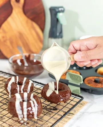 Lékué Air fryer doughnutsform 4 stk - Grey - Lékué