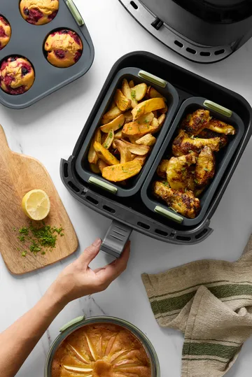 Lékué Air fryer rektangulær kurv - Grey - Lékué
