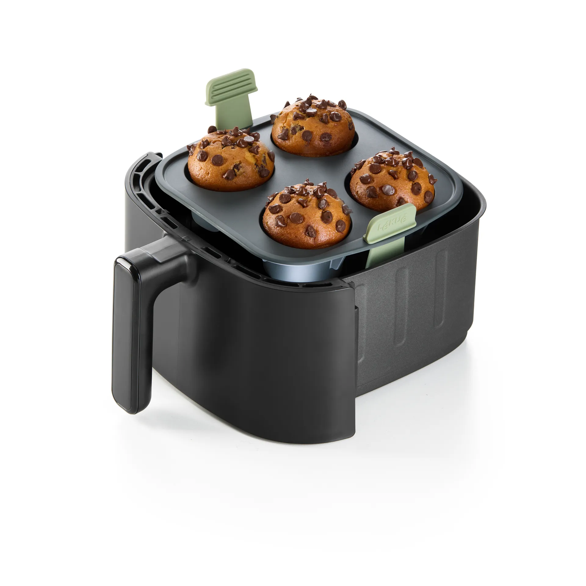Lékué Airfryer muffinsform 4 stk., Grey Lékué
