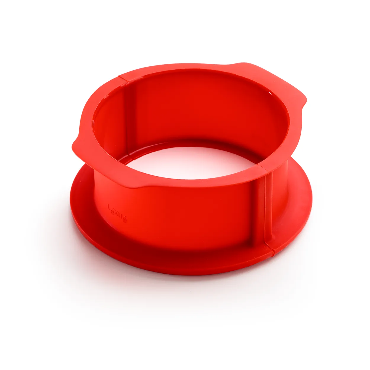 Lékué Lékué charlotte springform med tallerken 18 cm Rød