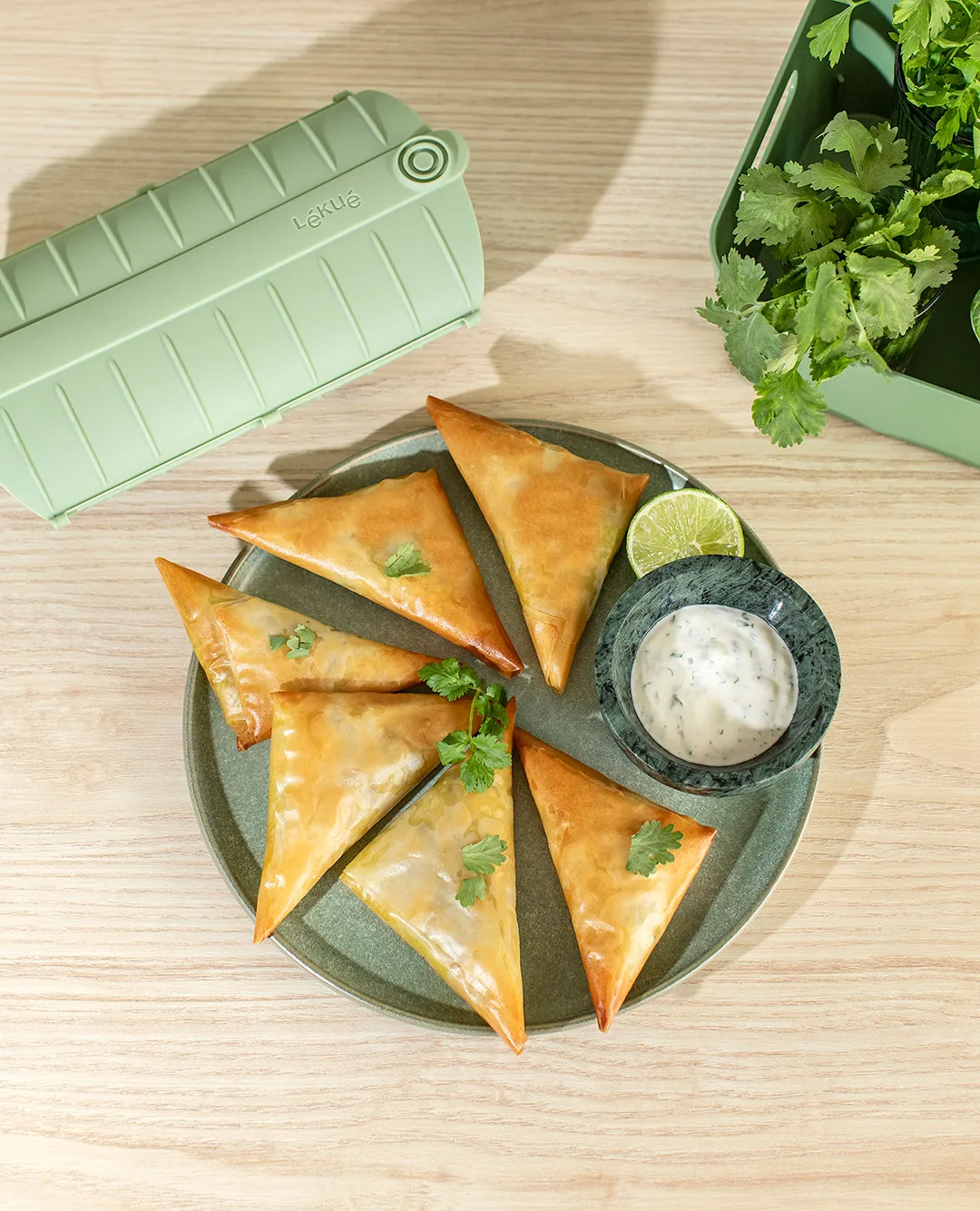 Lékué dampkoger, Grøn, 2-pak Lékué