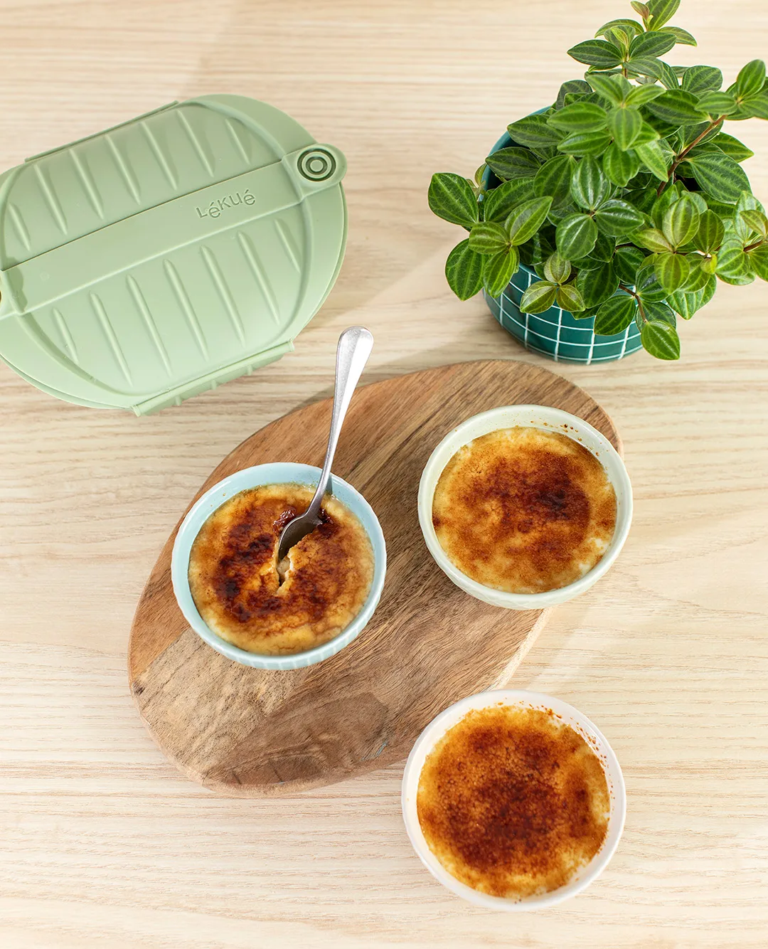 Lékué dampkoger, Grøn, stor, 2-pak Lékué