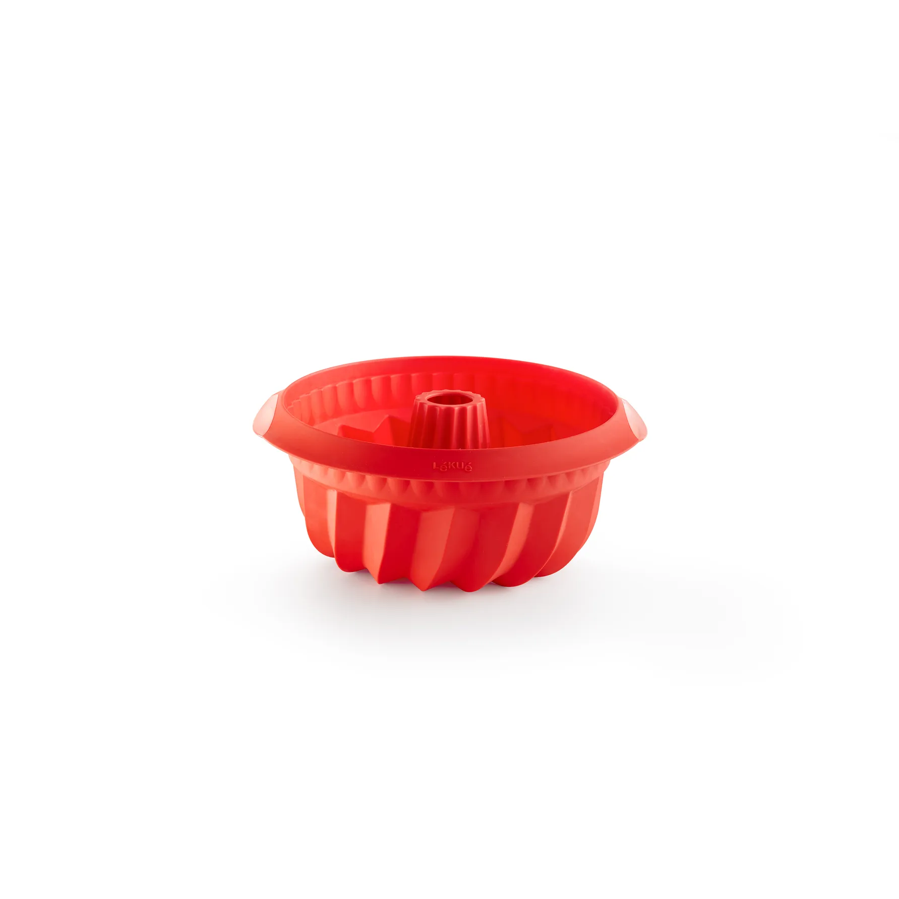 Lékué dyb savarinform silikone Ø22 cm, Rød Lékué