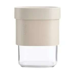 Lékué flip opbevaringsbeholder 5 dele - Beige - Lékué