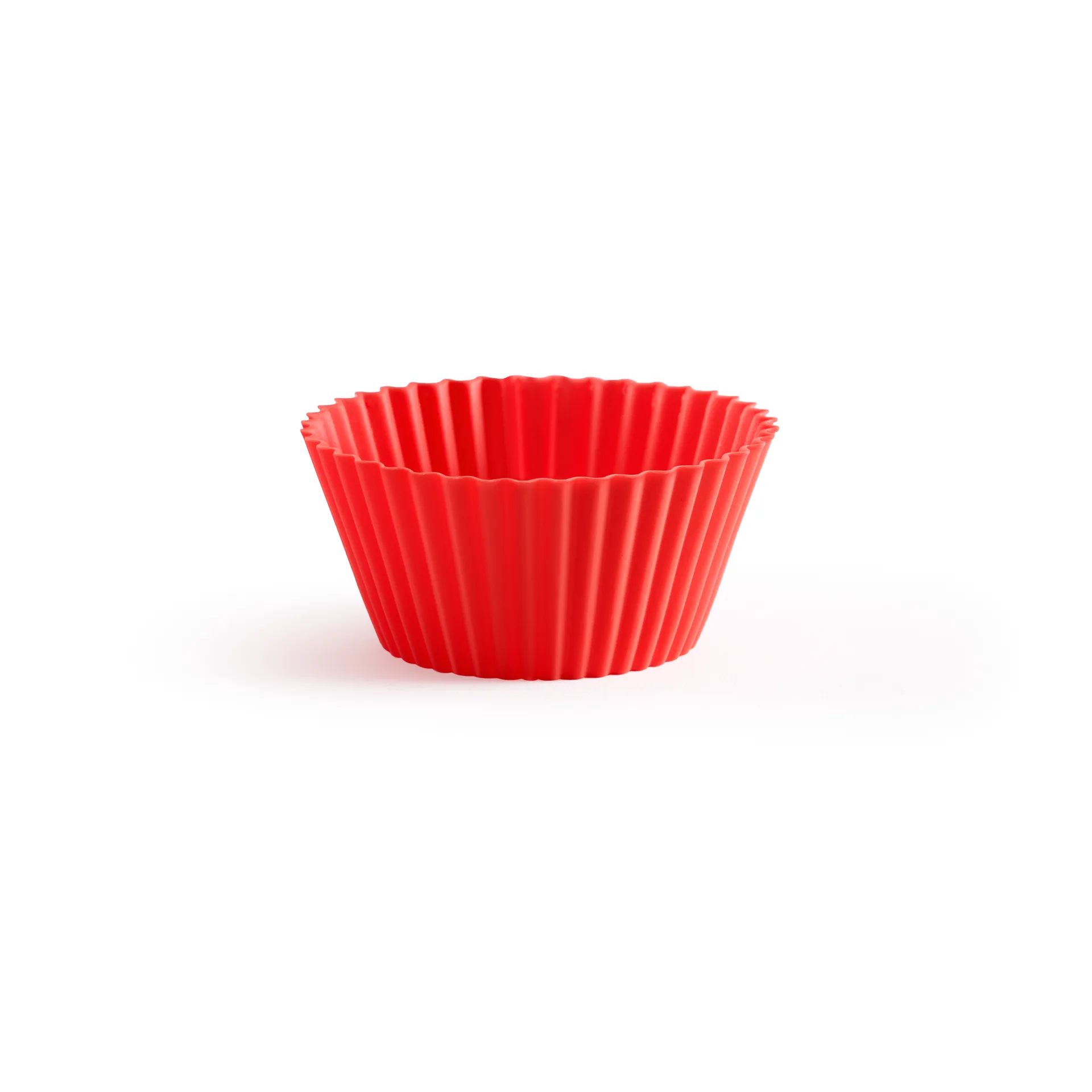 Lékué muffinsforme silikone 12-pak, Rød Lékué