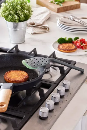 Lékué non scratch hullet stegepalet 30,6 cm - Grøn - Lékué