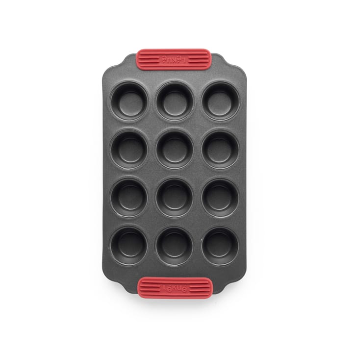 L�ékué non stick mini muffinsform 12 stk, Rød Lékué