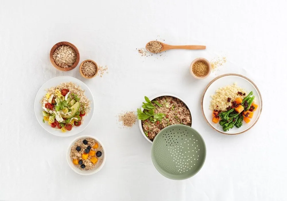 Lékué quinoa og riskoger mikroovn, Grøn Lékué