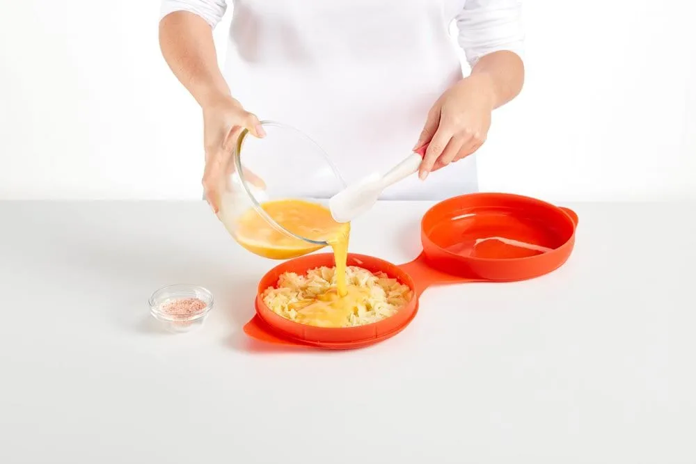 Lékué spansk omeletform mikroovn, Rød Lékué