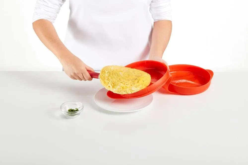 Lékué spansk omeletform mikroovn, Rød Lékué