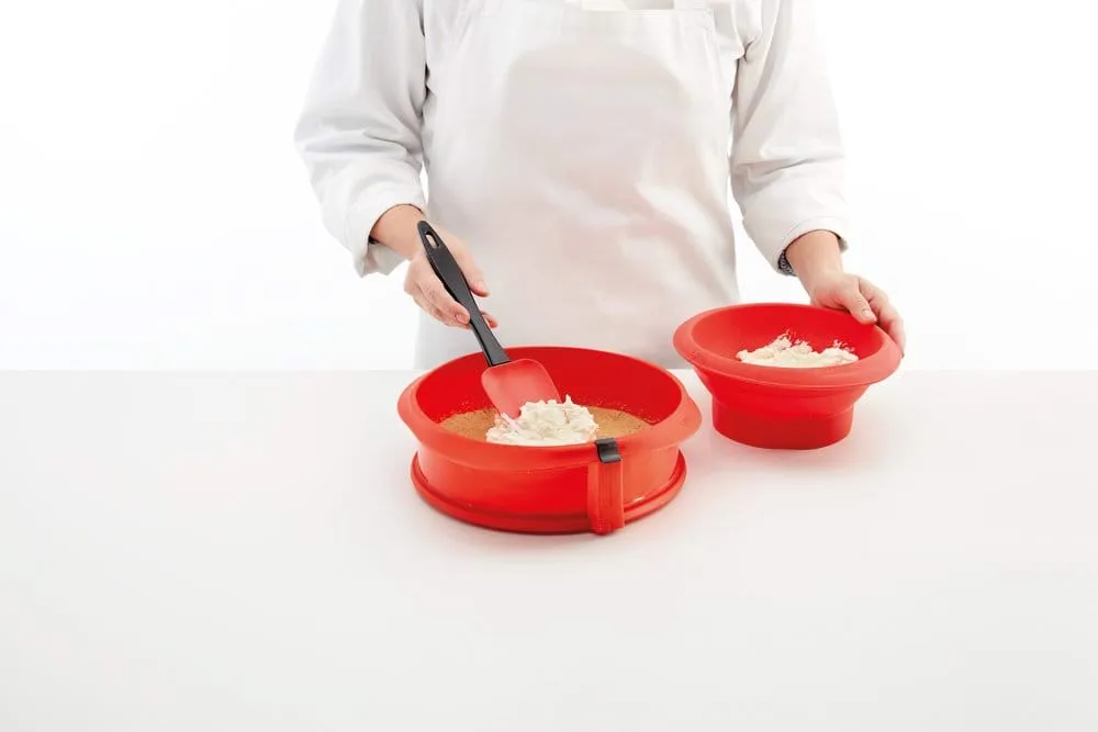 Lékué springform med tallerken rød, 23 cm Lékué
